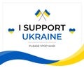 Support Ukraine Message of Peace Facebook Post