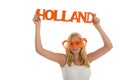 Supporter for Holland Royalty Free Stock Photo