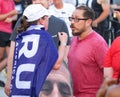 Supporters of Former President Donald Trump Argue with Counter-Protesters