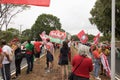 Supporters for former President Lula of Brazil, take to the streets