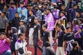 The supporters of Persik Kediri. Persik is one of the Indonesian football club