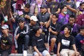 The supporters of Persik Kediri. Persik is one of the Indonesian football club