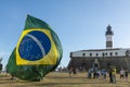 Supporters of the President of Brazil Jair Bolsonaro Royalty Free Stock Photo