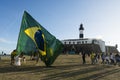 Supporters of the President of Brazil Jair Bolsonaro Royalty Free Stock Photo