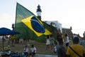 Supporters of the President of Brazil Jair Bolsonaro Royalty Free Stock Photo