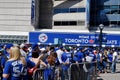 Supporters at Toronto Blue Jays Stadium, Toronto, Canada Royalty Free Stock Photo