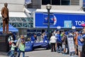 Supporters at Toronto Blue Jays Stadium, Toronto, Canada Royalty Free Stock Photo