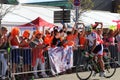 Supporting during Alpe d`Huzes, a life changing experience in France Royalty Free Stock Photo