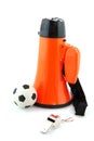 Supporting soccer Royalty Free Stock Photo