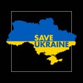 Supporting words for Ukraine. Save ukraine.