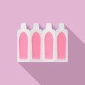 Suppositories icon, flat style