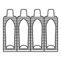 Suppositories icon, outline style