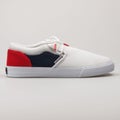 Supra Cuba white, navy blue and red sneaker