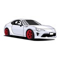 Supra JDM Cars Vector Illustration