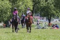 Suprasl , Poland - June 5, 2016 : recreation on horseback .