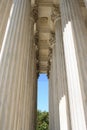 Supreme court columns Royalty Free Stock Photo