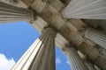 Supreme court columns Royalty Free Stock Photo