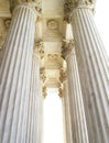 Supreme Court columns Royalty Free Stock Photo
