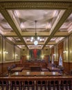 Supreme Court room of the South Dakota State Capitol Royalty Free Stock Photo