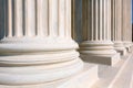 Supreme Court of United states columns row Royalty Free Stock Photo