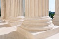 Supreme Court of United states columns row Royalty Free Stock Photo