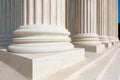 Supreme Court of United states columns row Royalty Free Stock Photo