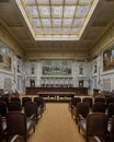 Wisconsin State Supreme Court courtroom Royalty Free Stock Photo