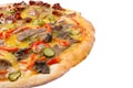 Supreme Pizza isolated Royalty Free Stock Photo