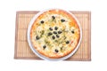 Supreme Pizza isolated Royalty Free Stock Photo