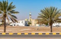 Sur Cityscape with mosque and palms, Sultanate of Oman Royalty Free Stock Photo