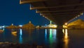 Sur oman bridge night view