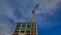 SURABAYA EAST JAVA INDONESIA. Construction of a new building at the Faculty of Law, Airlangga University.  On January 3, 2024 Royalty Free Stock Photo