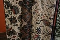 Surabaya, East Java, Indonesia. July 05 2019. Batik Indonesian: is a technique of wax-resist dyeing applied to whole cloth, or