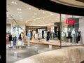 Clothing and Fashion store with a modern contemporary interior arrangement