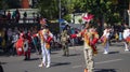 surabaya-indonesia. November 9, 2019. Marching band group from the Indonesian Navy. also enlivened the fighting parade in Royalty Free Stock Photo