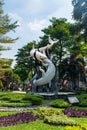 Surabaya monument, famous landmark of the city in East Java, Indonesia