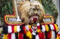 Surabaya, Indonesia, The traditional Reog dance.