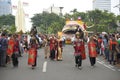 Surabaya, March 2019. Surabaya extravaganza carnival