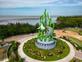 Surabaya monument, famous landmark of the city in East Java, Indonesia