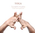 Surabhi mudra