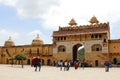 Suraj Pol (Sun Gate) in Amber fort. Jaipur, India