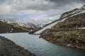 Suraj Taal Lake on the way to Leh Royalty Free Stock Photo