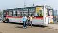 Surajkund, Faridabad - National Book Trust bus at The Surajkund Mela or Surajkund Fair