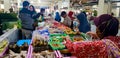 Surakarta, Central Java, Indonesia, 02 June 2023, Kadipolo Wet market Asian local people buy and sell their daily needs