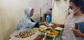 Surakarta, Central Java, Indonesia, 02 June 2023, Kadipolo Wet market Asian local people buy and sell their daily needs