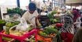 Surakarta, Central Java, Indonesia, 02 June 2023, Kadipolo Wet market Asian local people buy and sell their daily needs