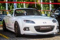 Mazda MX-5 miata roadster on display in car show Royalty Free Stock Photo