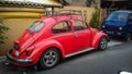 Red Volkswagen Beetle Royalty Free Stock Photo