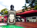 Photograph of black colored vape on the table