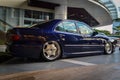 Modified blue Mercedes Benz W210 E320